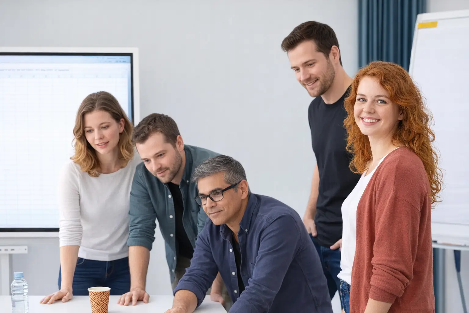 Een sociaal veilig team aan het werk